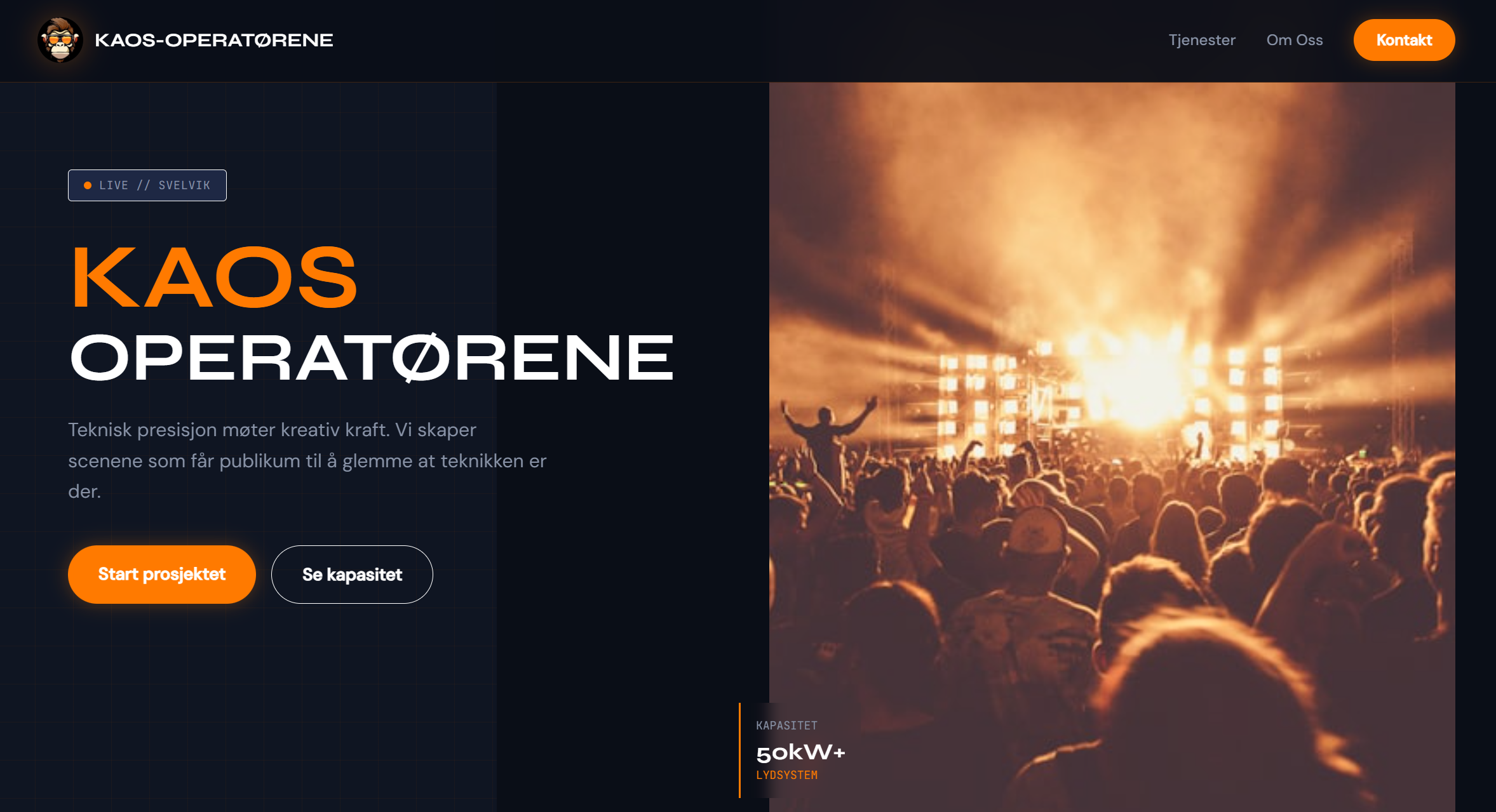 Kaos-operatørene - Nettside for Kaos-operatørene - kreativt teaterselskap